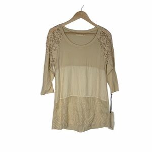 4 love and liberty | 3/4 sleeve cotton top